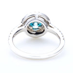 画像をギャラリービューアに読み込む, Fancy Intense Blue Ring (0.50ct Fancy Intense Blue SI1)
